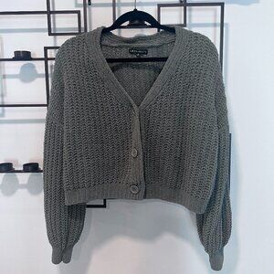 Love Ellie Cropped Button Front Cardigan (M)